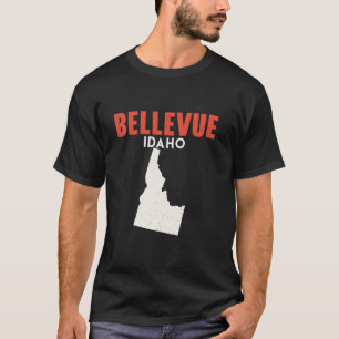Bellevue Idaho USA State America Travel Idahoan T-Shirt