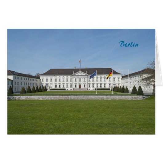 Bellevue Palace in Berlin Cards (Front Horizontal)