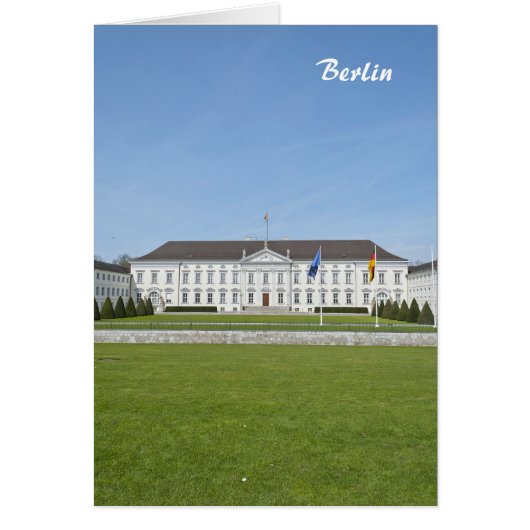 Bellevue Palace in Berlin Cards (Front)