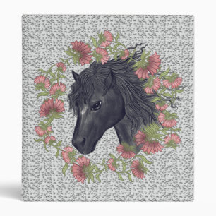 Bellflower Black Horse Binder