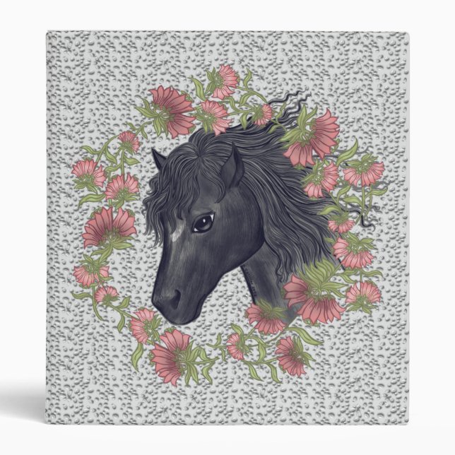 Bellflower Black Horse  Binder (Front)