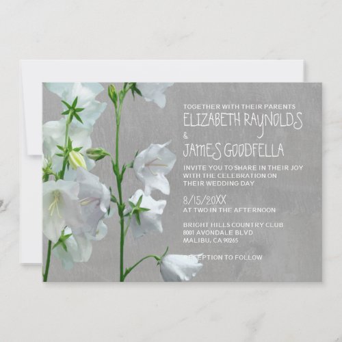 Bellflower Wedding Invitations