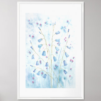 Bellflowers Framed Art