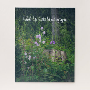 Bellflowers in the woods jigsaw puzzle