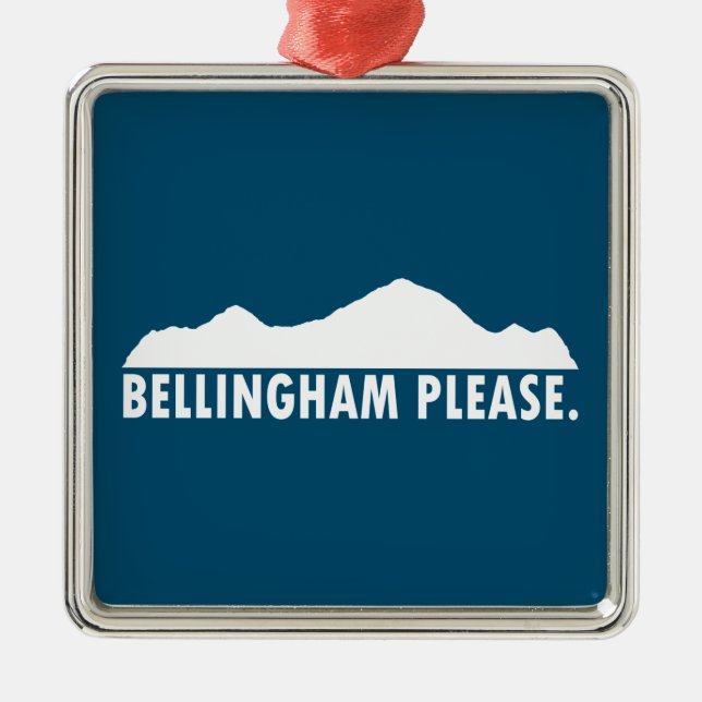Bellingham Please Metal Ornament (Front)