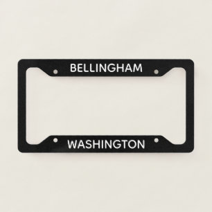 Bellingham Washington License Plate Frame