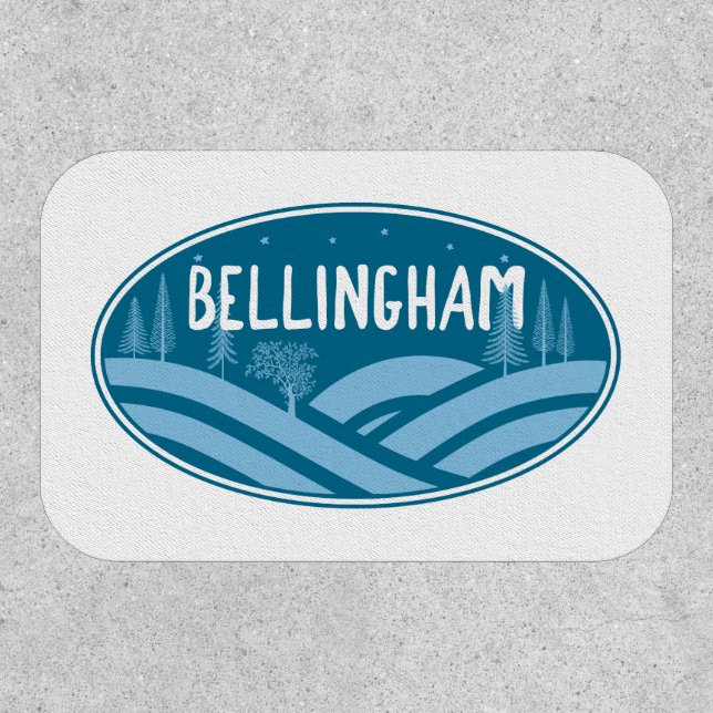 Bellingham Washington Outdoors Patch (Front)