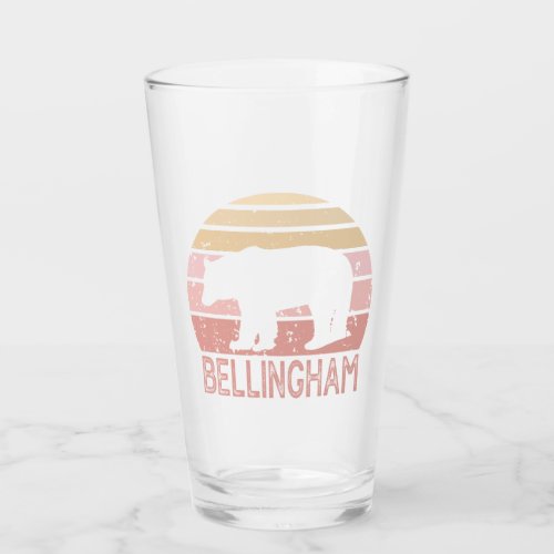 Bellingham Washington Retro Bear Glass