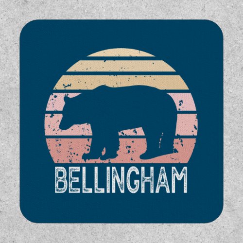 Bellingham Washington Retro Bear Patch