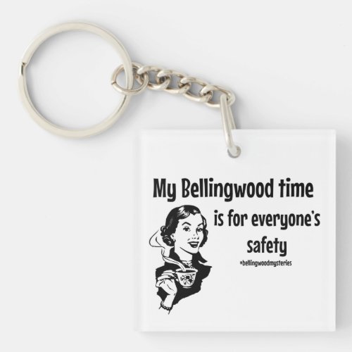 Bellingwood Time Keychain