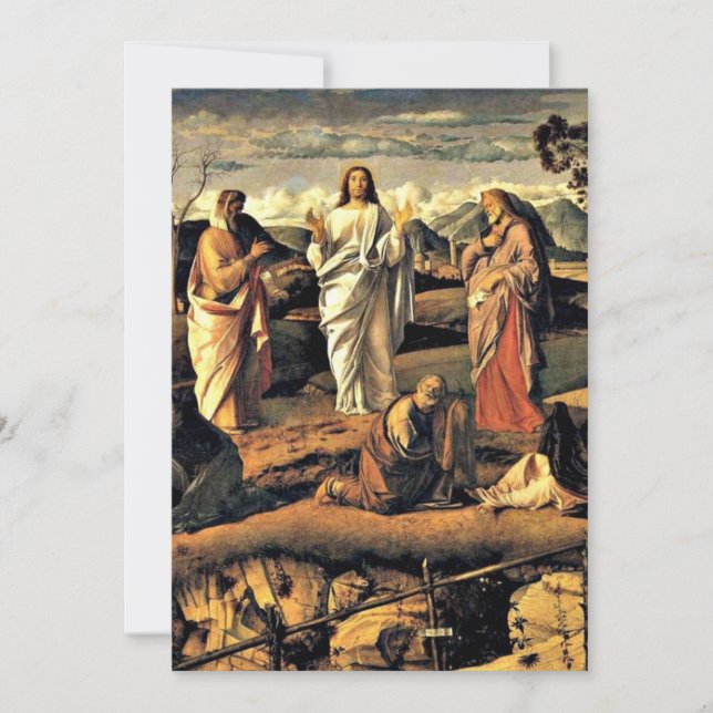 Bellini: Transfiguration of Christ Holiday Card (Front)