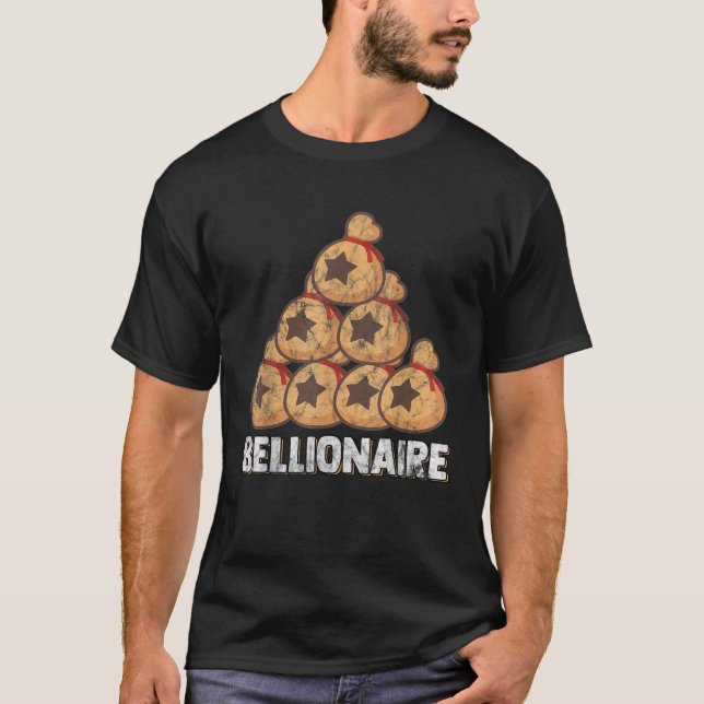 Bellionaire Saving Money Billion Asset Humor Pun G T-Shirt (Front)
