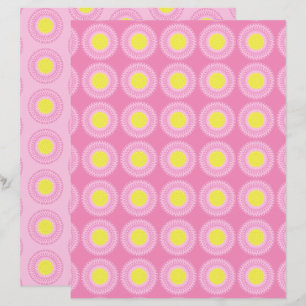 Bellis Mandala Scrapbooking Paper