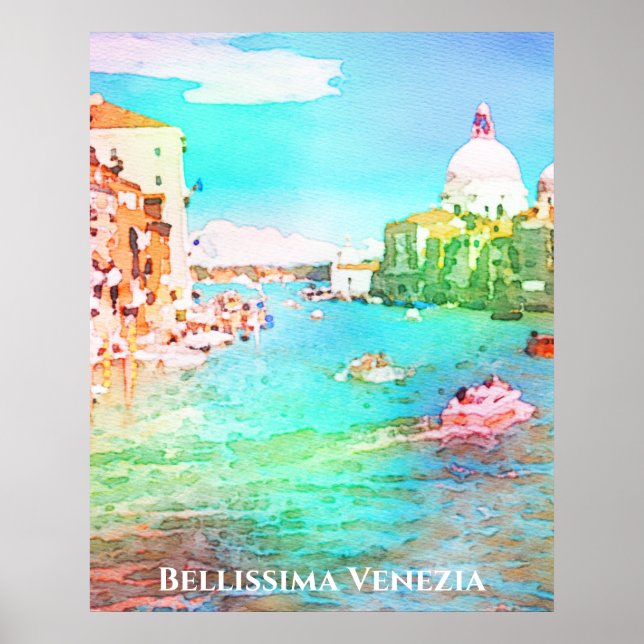 ** Bellissima Italian Language Venice Venezia Soft Poster (Front)