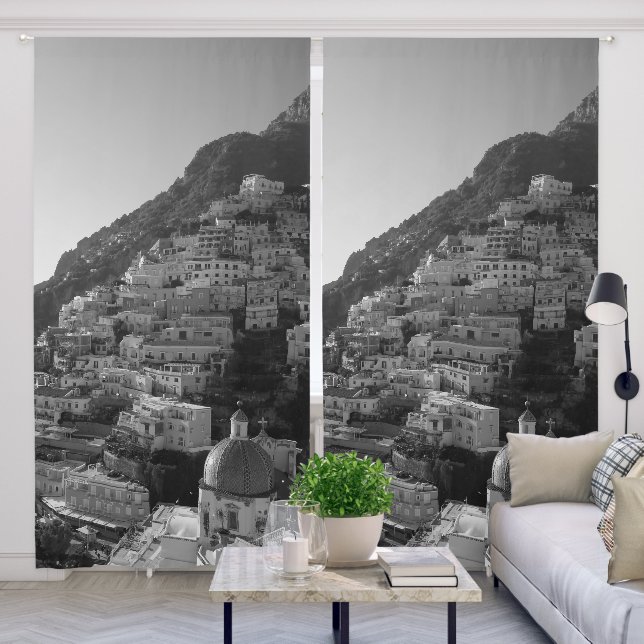Bellissima Positano 1 - BW Blackout Curtains (Living Room)