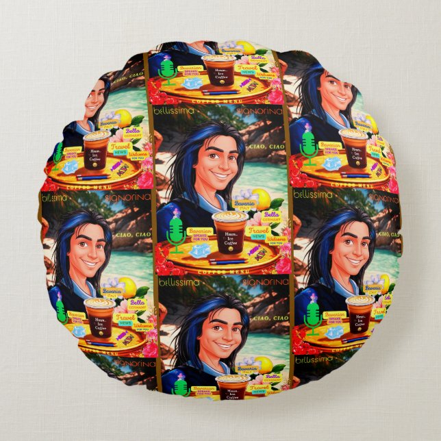 BELLISSIMA ROUND PILLOW (Front)