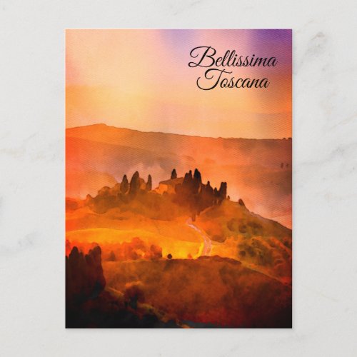  Bellissima Toscana Tuscany Italian Language  P Postcard