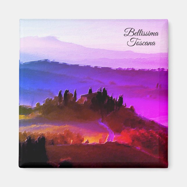 *~* Bellissima Tuscana Italian Language Tuscany -  Magnet (Front)