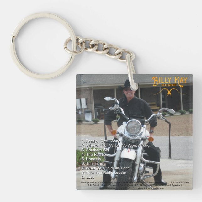 Bellmore by Billy Kay CD Back Cover Keychains (Front)