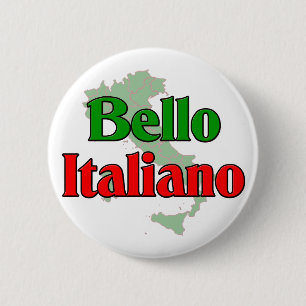 Bello Italiano (Handsome Italian Man) Button