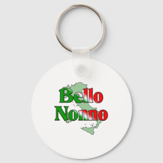 Bello Nonno (Handsome Italian Grandfather) Keychain
