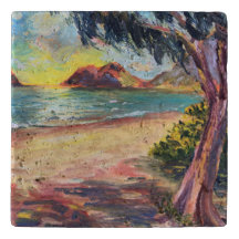 Bellows Beach Hawaii Trivet