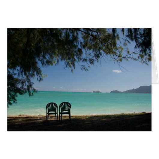 Bellows Beach Park, Oahu, Hawai'i Cards (Front Horizontal)