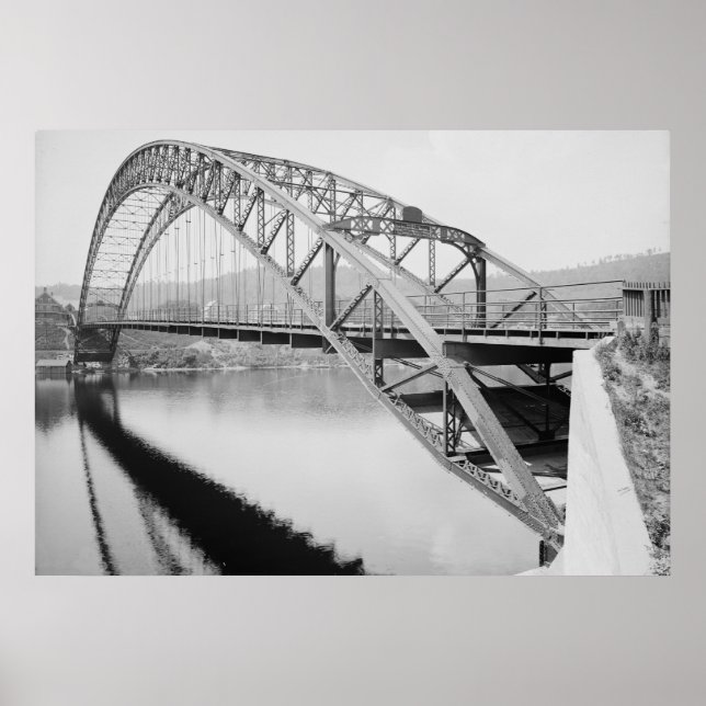Bellows Falls Arch Bridge Poster (Front)