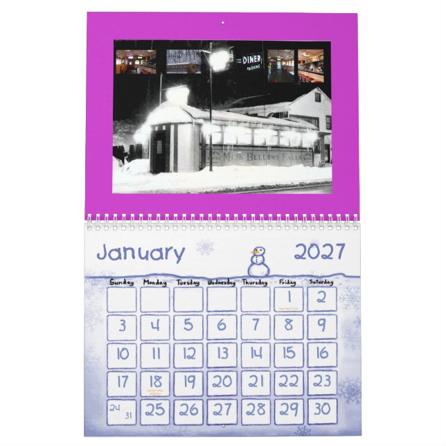 bellows falls, vt. calendar (Jan 2027)