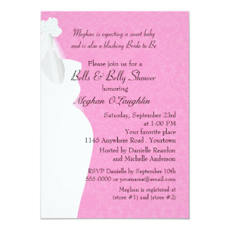 Baby And Bridal Shower Combined Invitations 3