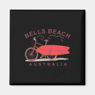 Bells Beach Australia Surfboard Bike Surfer  Magnet