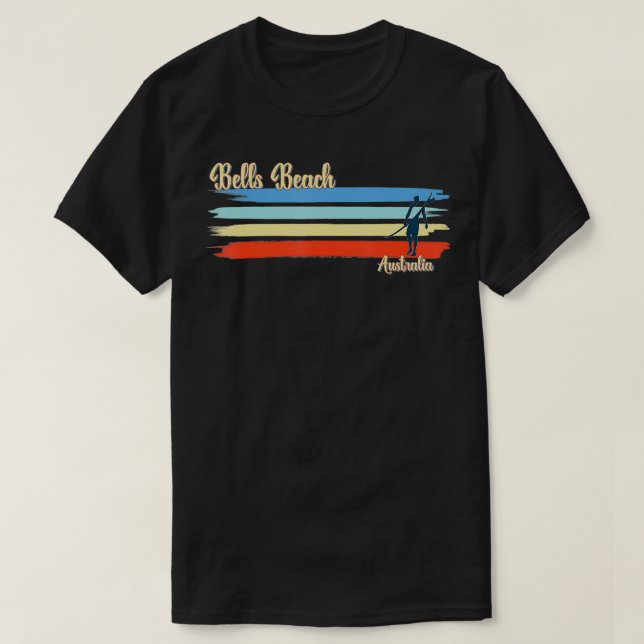 Bells Beach Australia Surfing Beach  T-Shirt (Design Front)