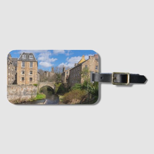 Bells Brae bridge in Dean Village Edinburgh Luggage Tag