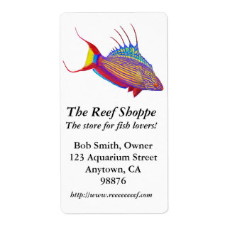 Bells Flasher Wrasse Customizable Label
