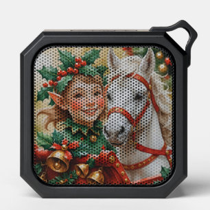 Bells Holly and Horse Christmas Elf Bluetooth Speaker