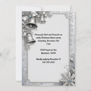 Bells of Christmas Holiday Party Invitation