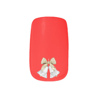 Bells Red Minx Nail Art Decals