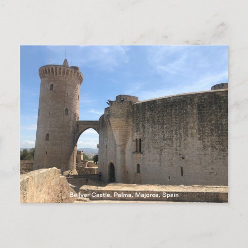 Bellver Castle Palma Majorca Spain on a Holiday Postcard