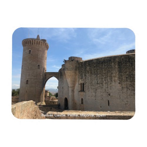 Bellver Castle Palma Majorca Spain on a Magnet