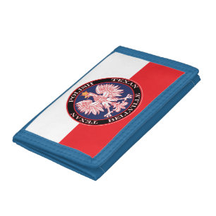 Bellville Round Polish Texan Tri-fold Wallet