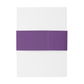 Belly Band | Personalized Purple, Gray | Wedding (Back Example)