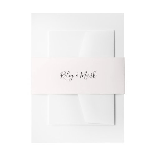Belly Band Wedding Suite Invitation Wrap E705