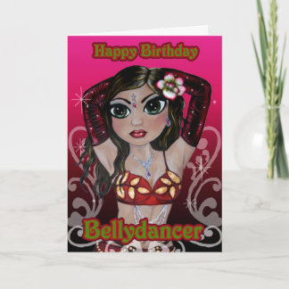 Belly Dance Birthday Card