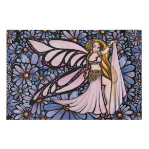 Belly Dance Fairy Art Belly Dancing Fairies        Faux Canvas Print