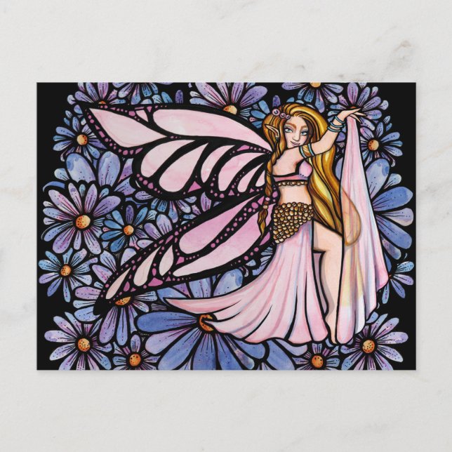 Belly Dance Fairy Art Belly Dancing Fairies        Postcard (Front)