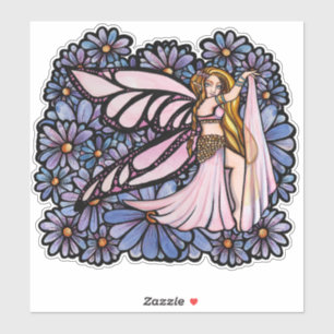 Belly Dance Fairy Art Belly Dancing Fairies Sticker