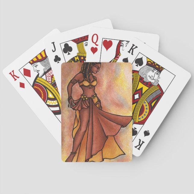 Belly Dance Goddess Poker Cards (Back)