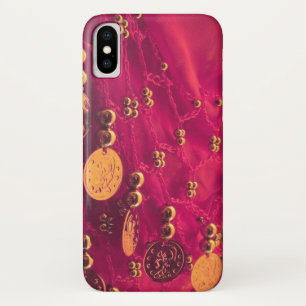 Belly dance hip scarf with coins iphone x iPhone x case