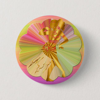 Belly Dance Pinback Button