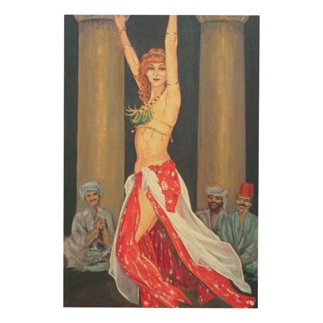 Belly Dancer 1993 Wood Wall Decor (Front)